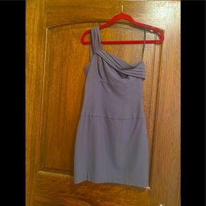 Black Halo Size 2 Dress Gray